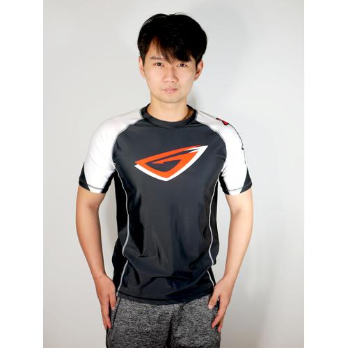 Gambar GENETIX ICON Rashguard SS RG002 BlackWhite dari ELITE MMA SHOP Jakarta Barat Tokopedia