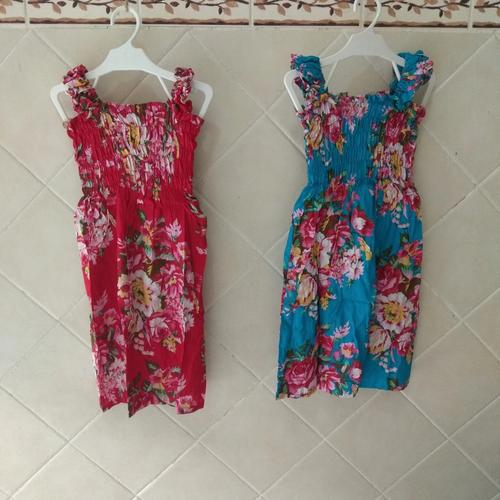 Foto Produk sovenir bali baju Anak dress karet rayon bunga khas bali size L dari Me & Mom - Jimbaran-Bali