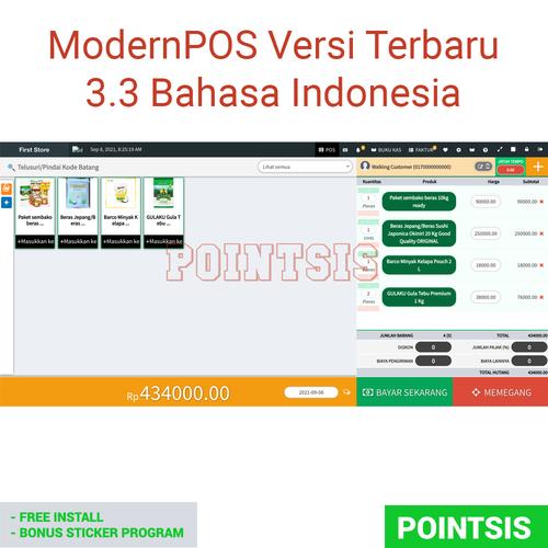 Gambar Aplikasi POS Kasir - Modern POS Point of Sale with Stock Management - DVD dari pointsis Kota Bekasi Tokopedia