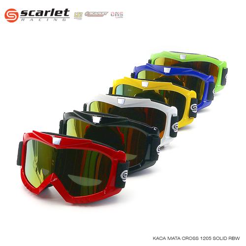 Gambar SCARLET RACING Kaca Mata Cross 1205 Solid RBW black dari Scarlet Racing Jakarta Barat Tokopedia