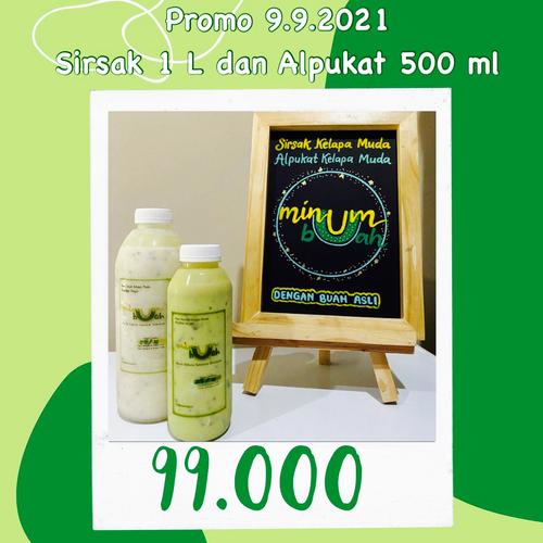 Gambar Promo minum buah sirsak 1 L Alpukat 500ml - 1 l dari Minum buah undefined Tokopedia