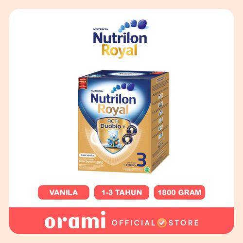 Foto Produk ORAMI - Nutrilon Royal 3 Vanila Susu Pertumbuhan Bubuk 1800 GR dari Orami