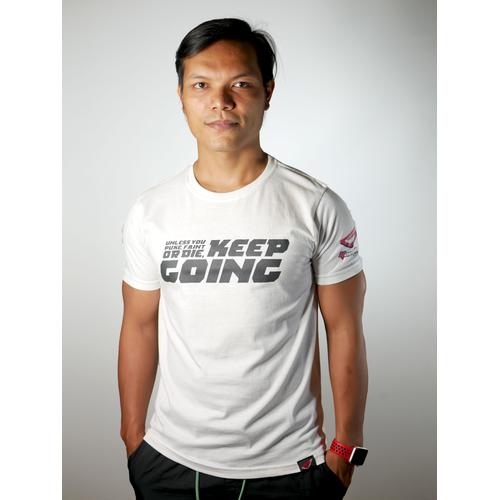 Gambar GENETIX KEEP GOING Tshirt White dari ELITE MMA SHOP Jakarta Barat Tokopedia