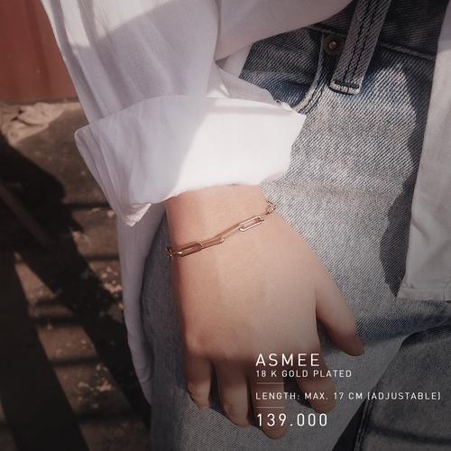 Gambar THE CHAIN BRACELET (18K GOLD PLATED) - ASMEE GOLD dari Hello friday Shop Jakarta Timur Tokopedia