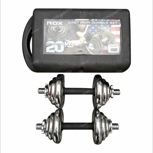 Gambar 20kg box, 2 set 9 kg dumbel/dumbell,bkn barbell/barbel 9kg dari tokojiv Jakarta Selatan Tokopedia