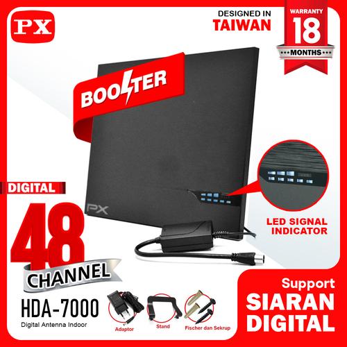 Foto Produk Antena TV Smart Digital Analog PX HDA 7000 Booster Indoor LED Bar dari PX Official Store