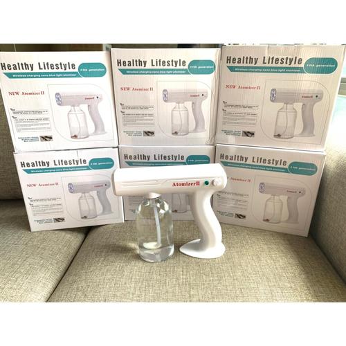 Gambar HEALTHY LIFESTYLE ATOMIZER II K5K6X NANO SPRAY GUN WIRELES DISINFEKTAN - Atomizer II dari VueShieldid Jakarta Pusat Tokopedia