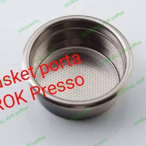 Gambar Basket original khusus untuk ukuran Portafilter ROK Presso dari GOREAL-AH! coffee Jakarta Utara Tokopedia