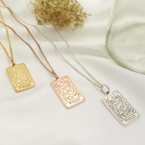 Jual Verso Pisces Necklace - Silver 