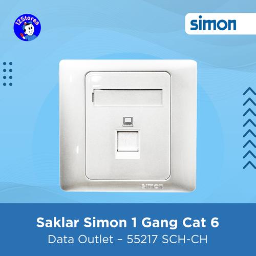 Promo Simon Stop Kontak Data Outlet Cat 6 Socket Data RJ45 - Jakarta ...