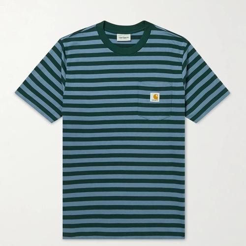 Jual Carhartt WIP Striped Logo Pocket 