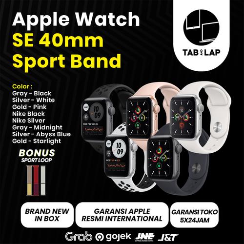 Jual Apple Watch SE 40mm Space Grey 