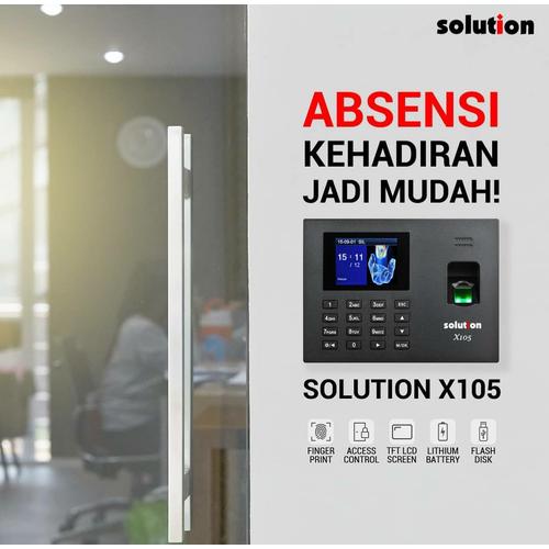 Promo Solution X105 , Mesin Absensi dan support Akses Door berkualitas ...