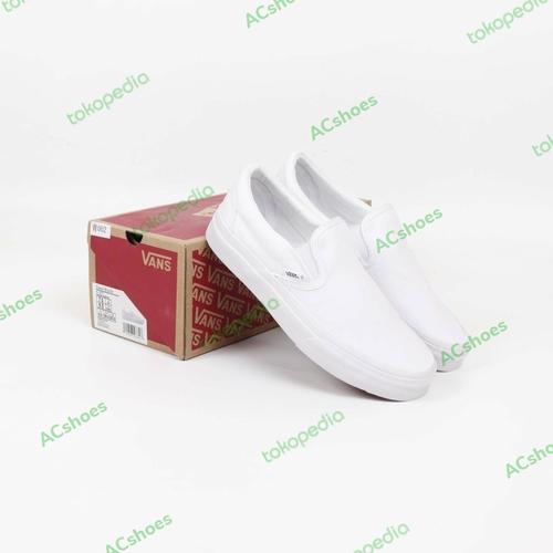 slip on all white