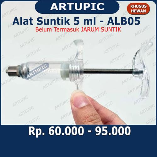 Gambar Alat Suntik 5 ml ALB05 Spuit Syringe Suntikan 5 ml Tabung Mika dari ArtupicPeralatanPeternak Kota Tangerang Selatan Tokopedia