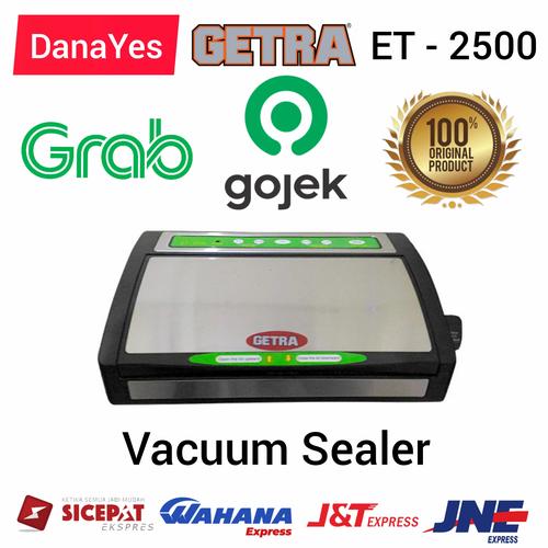 Promo Vacuum Vakum Vacum Sealer Makanan Plastik Food Packing Getra ET 2500 Kota Surabaya
