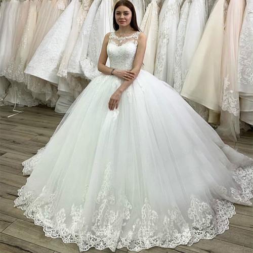 Jual Gaun pengantin ballgown mewah 