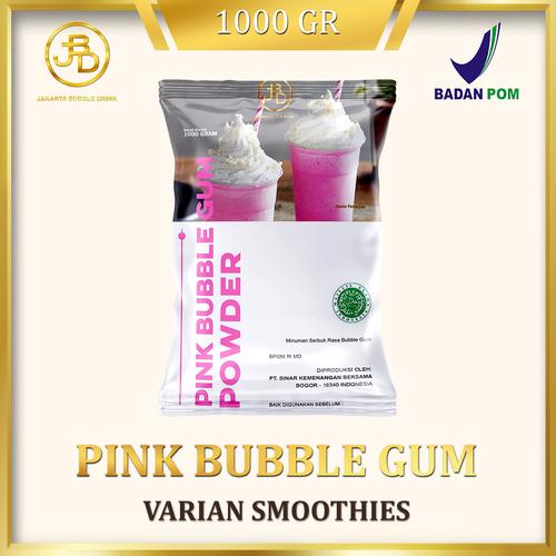 Jual Bubuk Minuman Premium Pink Bubble Gum 1Kg Jakarta Bubble Drink