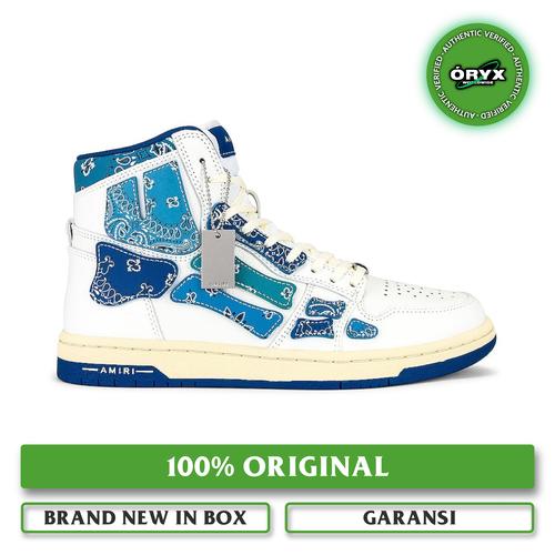 【未使用品】AMIRI アミリ スケルトップ ハイ バンダナ スニーカー AMIRI アミリ SKEL TOP HI BANDANA スケル バンダナ ハイカット