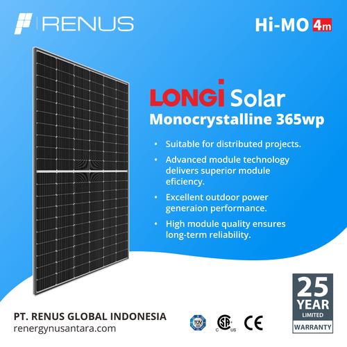 Gambar LONGi 365 Wp / 365Wp Mono PERC Halfcut Solar Module / Panel Surya dari Renus Global Indonesia Kota Surabaya Tokopedia