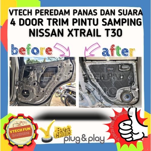 Jual Vtech Peredam Suara 4 Door Trim Pintu Samping Nissan XTrail T30