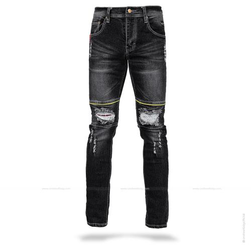 Jual WISH CELANA JEANS BROKEN CAT DENIM 