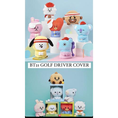 Jual BT21 golf driver cover bts koya Jakarta Barat LittleYooraKR