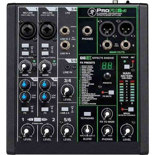 Jual Mixer Mackie Pro FX6 V3 Mackie Pro FX6V3 / PROFX6V3 Original