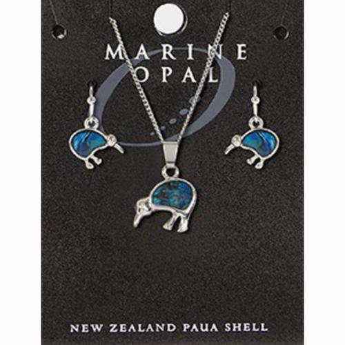 Anting Set Marine Opal Kiwis Set 