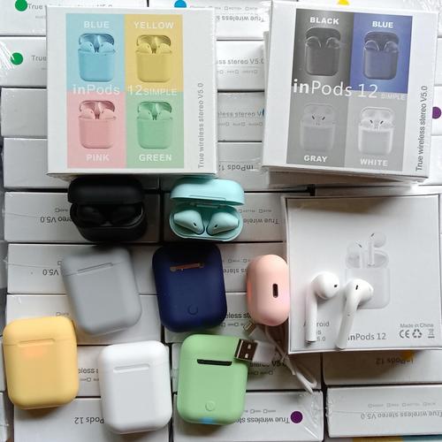 Bluetooth Headphones I 12 Tws Candi London I12 Tws Candi London
