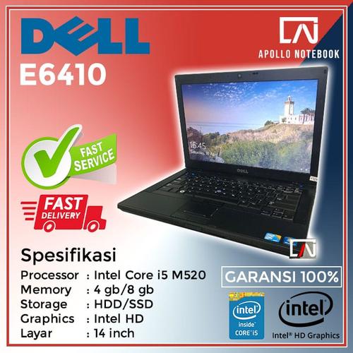 Gambar Dell Latitude E6410 Core i5 - RAM 4 GB - mulus bergaransi - 4 gb, HDD 320GB dari Apollo Notbook Jakarta Pusat Tokopedia