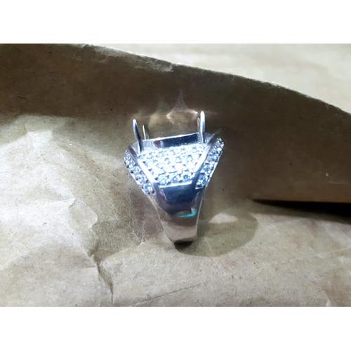 Gambar Ring Cincin Perak Hongkong 925 Micro Setting PRK048 Kombinasi Zircon dari CNC phoneshop Jakarta Pusat Tokopedia