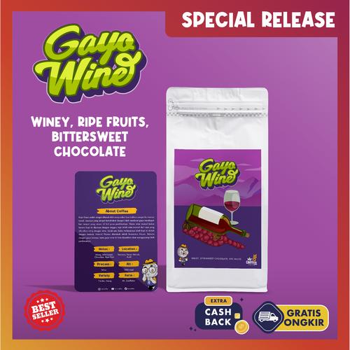 Gambar Kopi Arabika GAYO WINE 500gr | biji Kopi Aceh Gayo Wine SPECIALTY - BIJI SANGRAI dari Mr. O Coffee Jakarta Utara Tokopedia