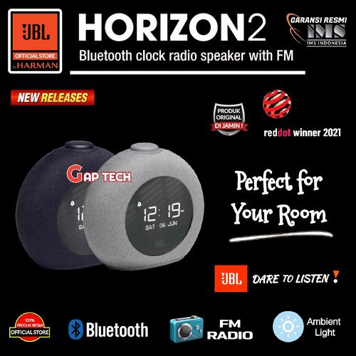 Promo JBL HORIZON 2 / HORIZON2 Bluetooth Clock Radio Speaker Original GREY Cicil 0 3x