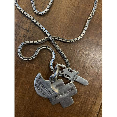 Jual chrome hearts authentic necklace 3 