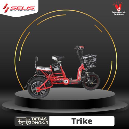 Gambar SEPEDA LISTRIK SELIS TIPE 3 RODA - Hitam dari SELIS Kab. Tangerang Tokopedia