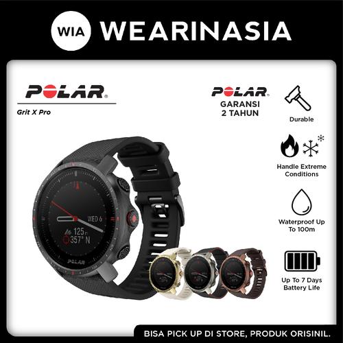 Jual Polar Grit X Pro Sportwatch Pria/Wanita Original Garansi Resmi 2 Tahun  - Black - Kab. Tangerang - Wearinasia Official | Tokopedia