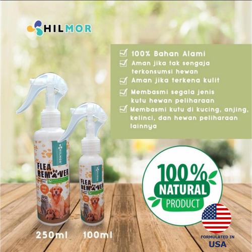 Gambar Obat kutu hewan/ scabies/ tungau anjing kucing Hilmor Flea Remover - 100 ml dari sugalindoperkasa Tokopedia