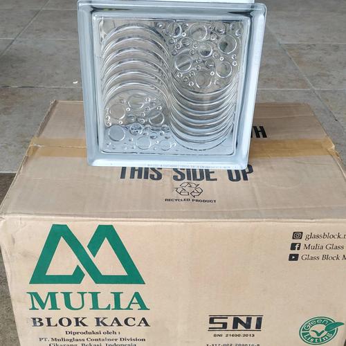 Jual glass block merk mulia 19x19 kota bandar lampung reactors