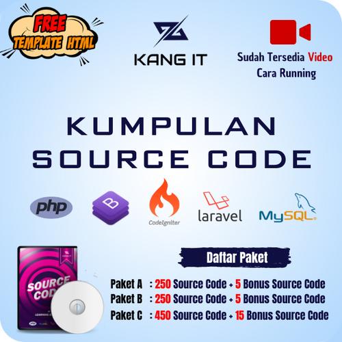 Gambar Source Code PHP Sistem Informasi Bebasis WebSite - Paket A dari Kang IT Kab. Tangerang Tokopedia
