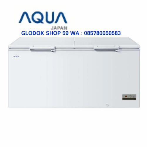 Jual CHEST FREEZER AQUA AQF-550EC FREEZER 2 DOOR WHITE ANTI BACTERIA ...