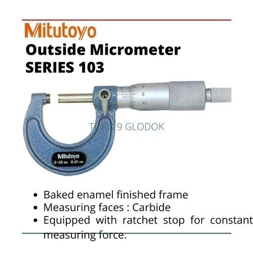 Jual OUTSIDE MICROMETER INCHI 0-1