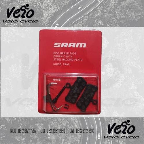 Jual SRAM DISC BRAKE PADS ORGANIC/STEEL 