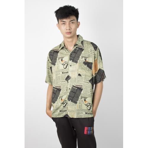 Gambar FortKlass HAWAI STYLEKemeja Hawaii Bali Pria Motif Kemeja Pantai Cowok - Hijau dari FortKlass Jakarta Barat Tokopedia