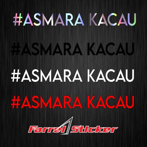 Jual STIKER asmara kacau sticker #ASMARA KACAU 12CM - Putih - Jakarta ...