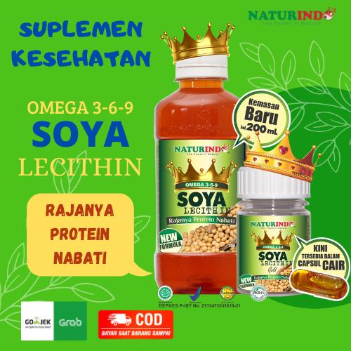 Jual OMEGA 3 6 9 SOYA LECITHIN PENINGKAT IMUNITAS TUBUH NATURINDO