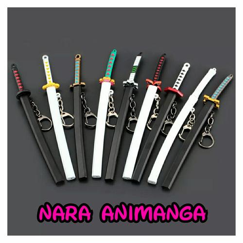 Jual Keychain Gantungan Kunci Sword Pedang Anime Kimetsu No Yaiba