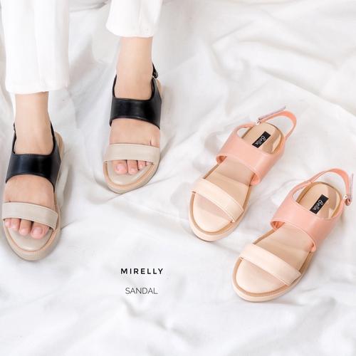 Jual BELLASHOES MIRELLY SANDAL WANITA Hitam, 38 Kab. Bogor