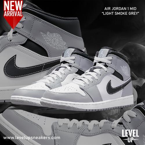 Jual Nike Air Jordan 1 Mid Light Smoke Grey 100% Authentic - 40 - Jakarta  Utara - Level Up Sneakers | Tokopedia
