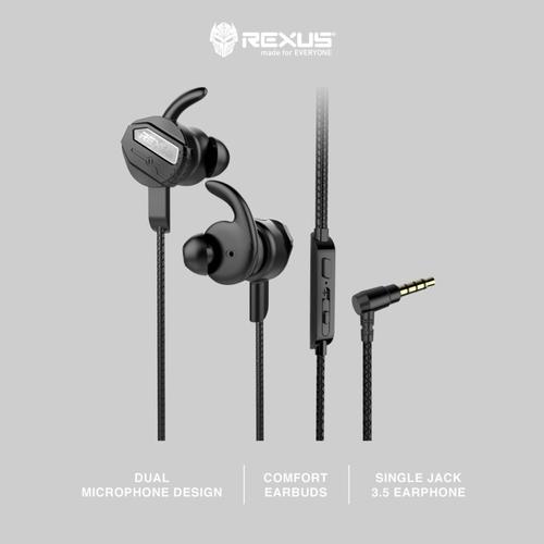 Jual Rexus ME3 Gaming Earphone with 